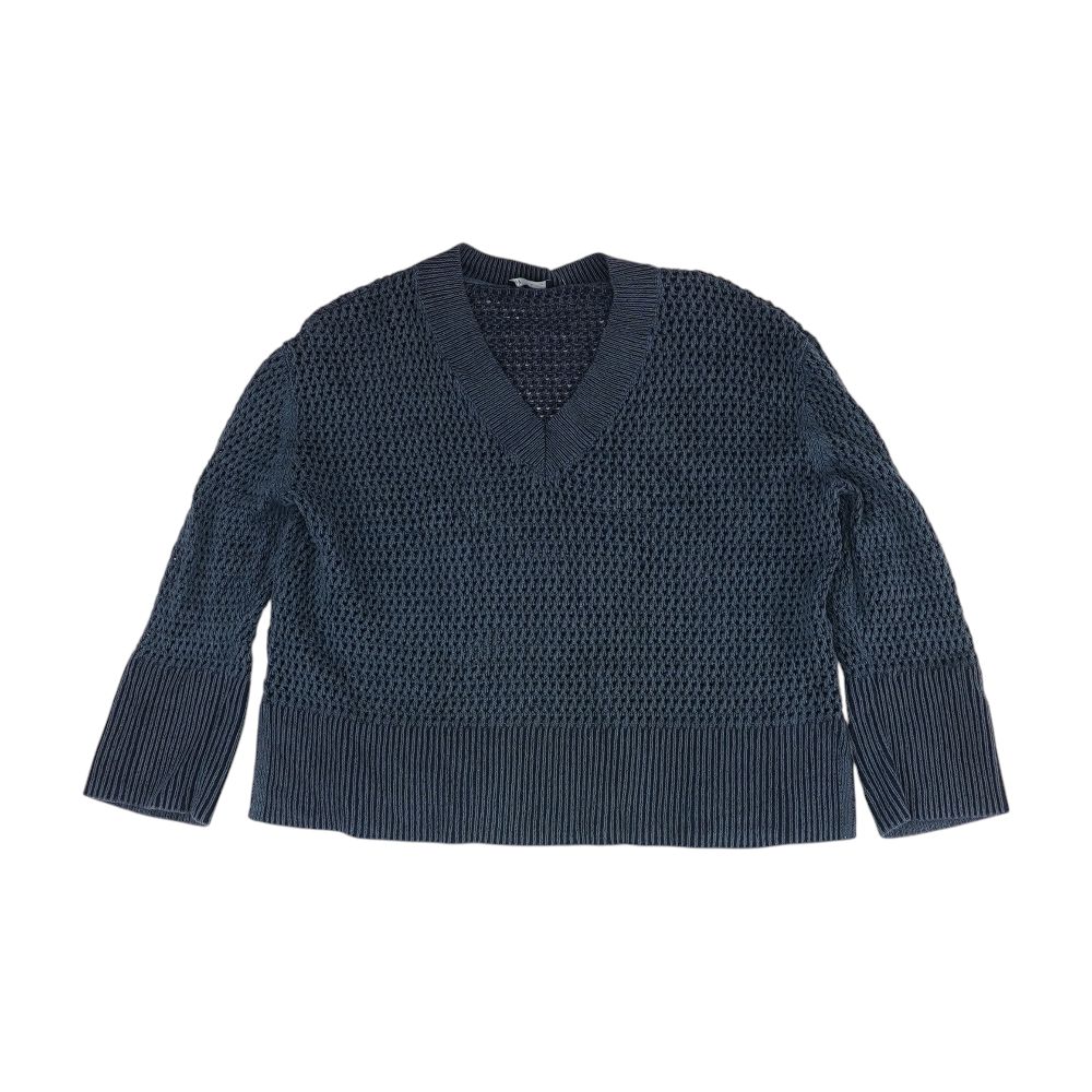 Blue V-Neck Sweater