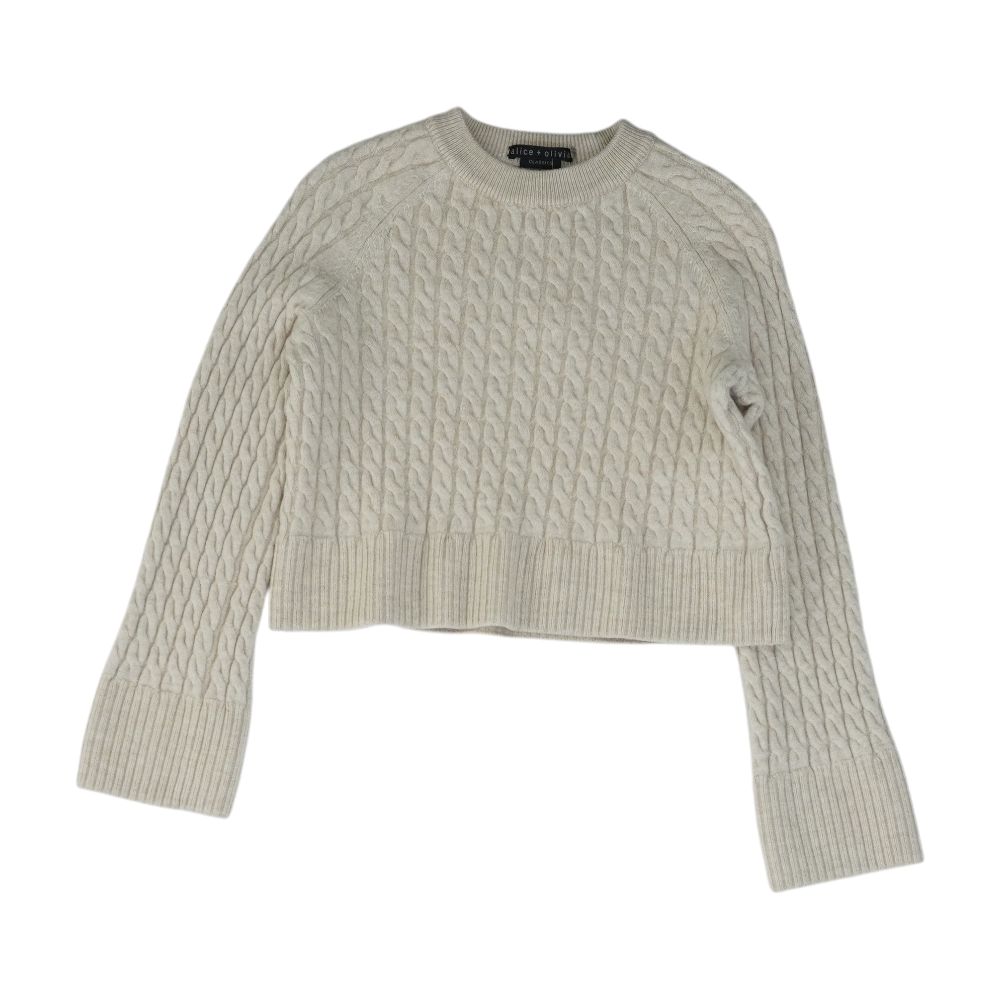 Beige Cropped Sweater