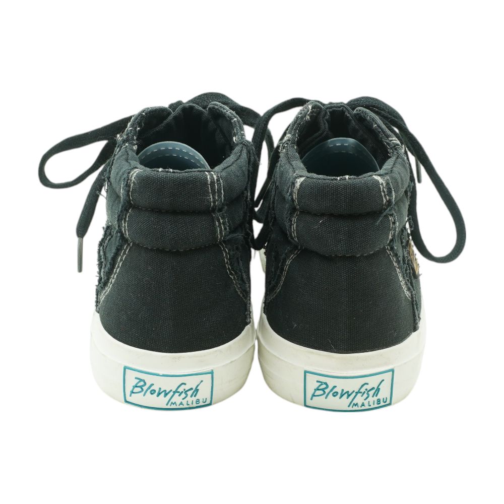 Sneaker Black High Top Athletic Shoes