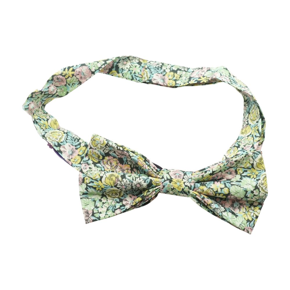 Multi Floral Bow Tie