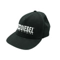 Black Logo-Print Gabardine Cap