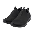 Ultra Flex Black Slip On Athletic Shoes