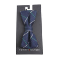 Navy Striped Bow Tie