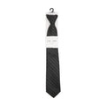 Black Striped Tie
