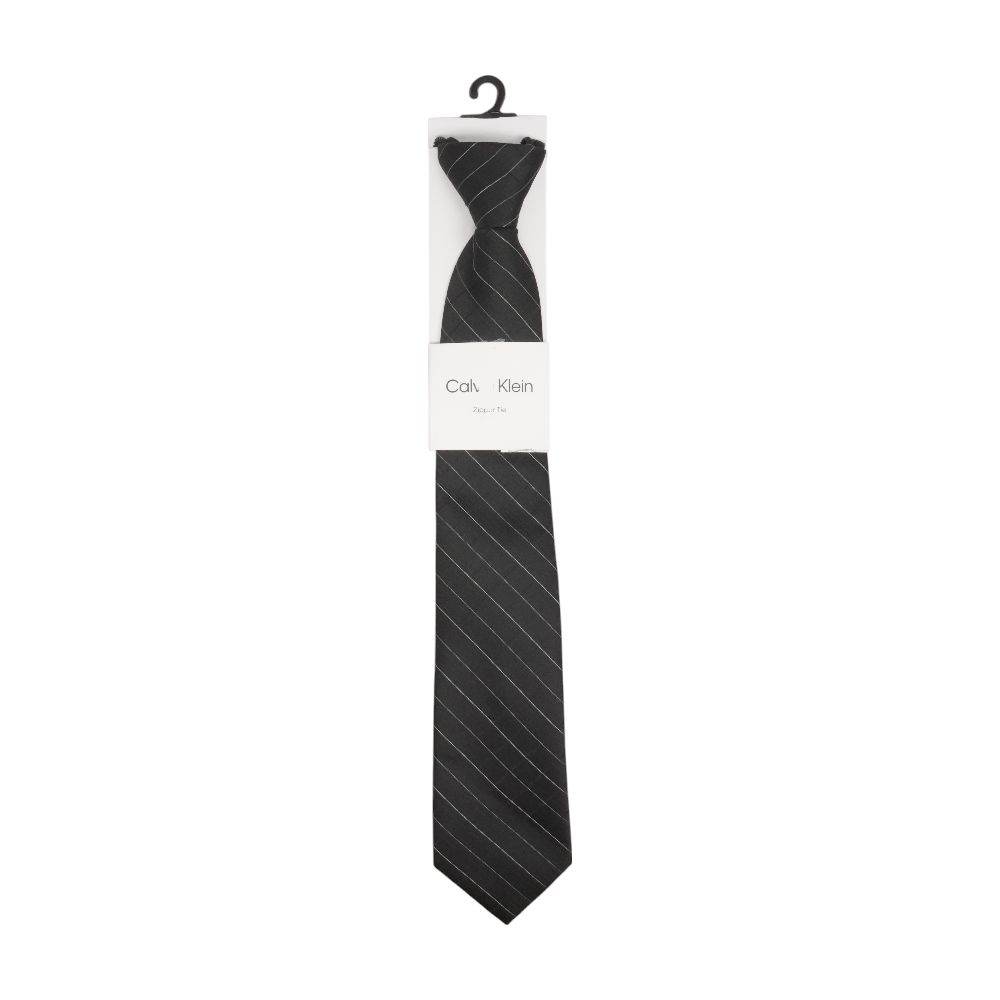 Black Striped Tie