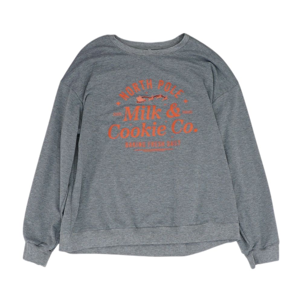 Gray Graphic Sweatshirt
