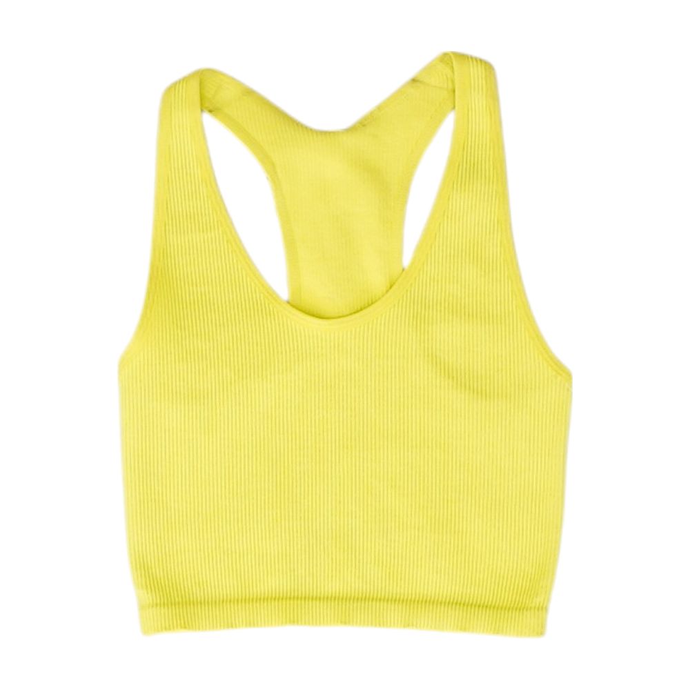 Neon Green Solid Tank