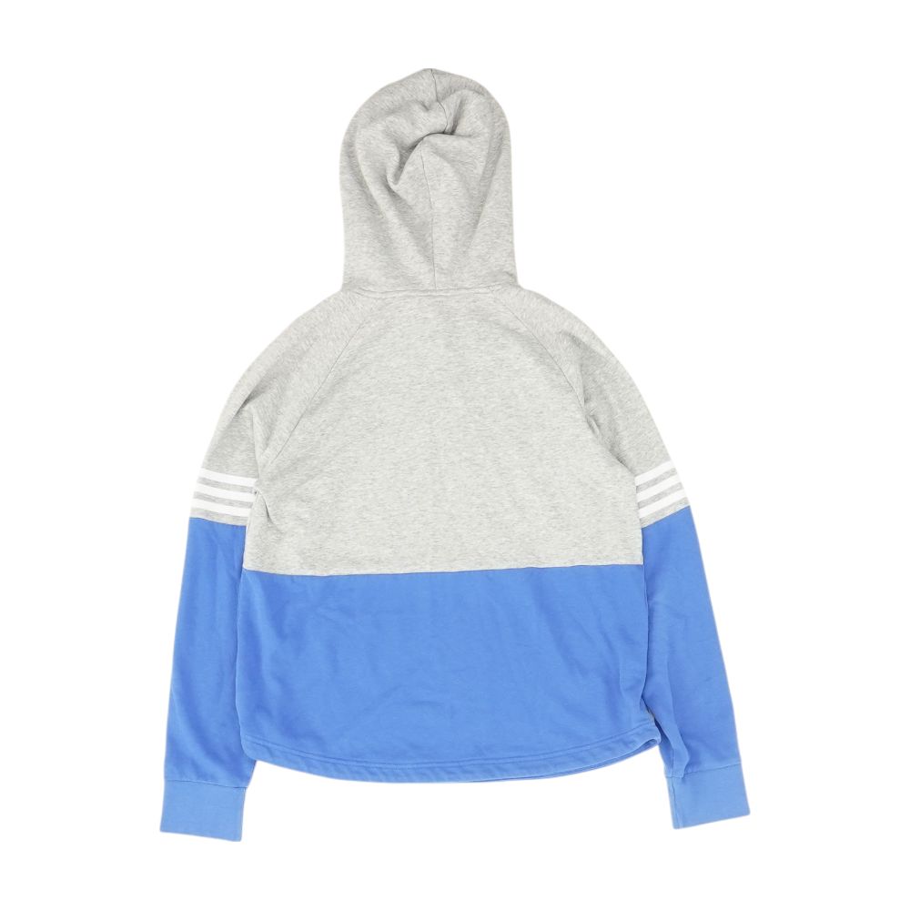Gray Color Block Hoodie