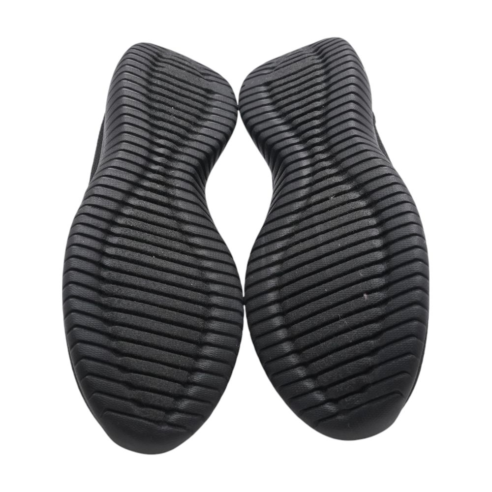Ultra Flex Black Slip On Athletic Shoes