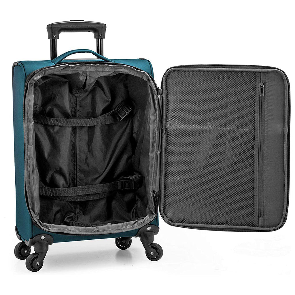 U.S. Traveler Anzio Softside Expandable Spinner Luggage, Carry-on 22-Inch