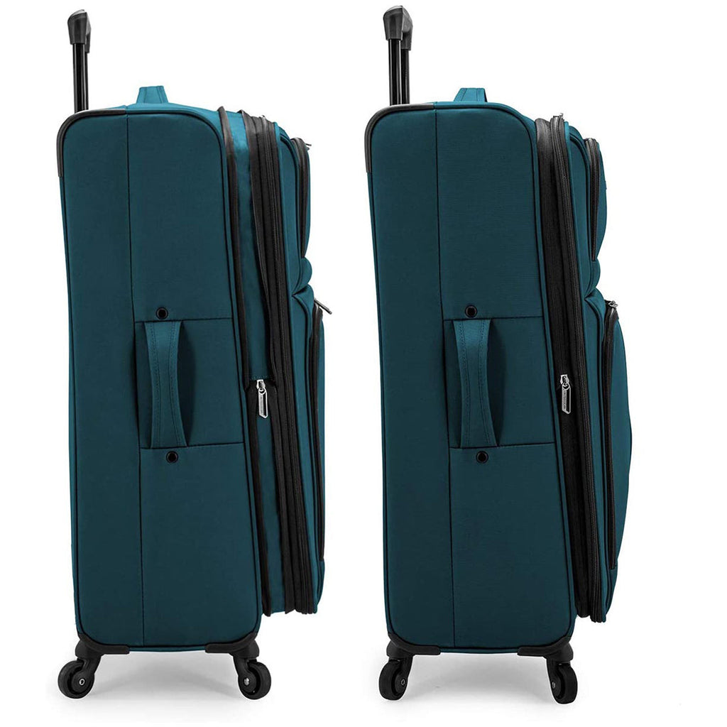 U.S. Traveler Anzio Softside Expandable Spinner Luggage, 3 Piece Set
