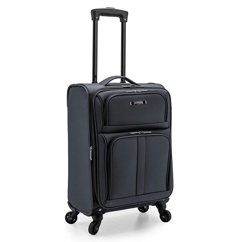 U.S. Traveler Anzio Softside Expandable Spinner Luggage, Carry-on 22-Inch