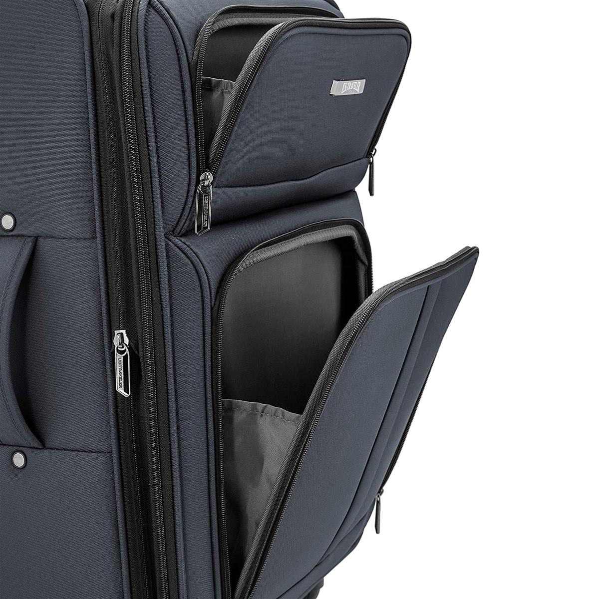 U.S. Traveler Anzio Softside Expandable Spinner Luggage, Carry-on 22-Inch