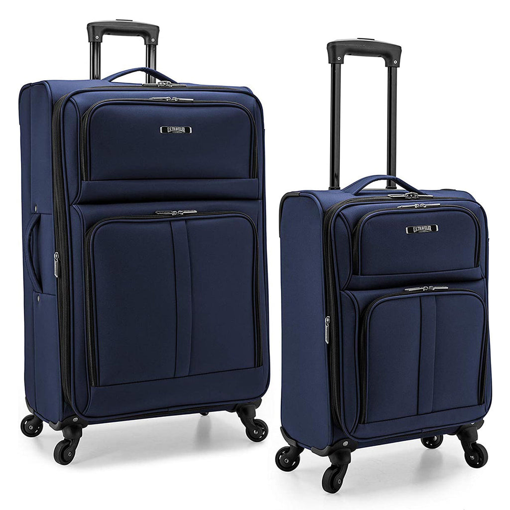 U.S. Traveler Anzio Softside Expandable Spinner Luggage, 2-Piece Set