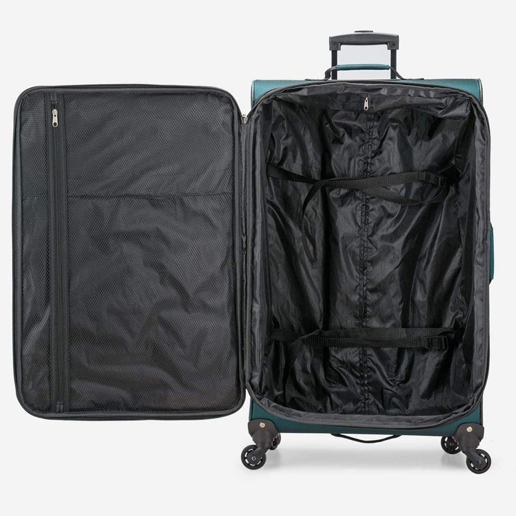 U.S. Traveler Aviron Bay Expandable Softside Luggage with Spinner Wheels, Checked 30-Inch