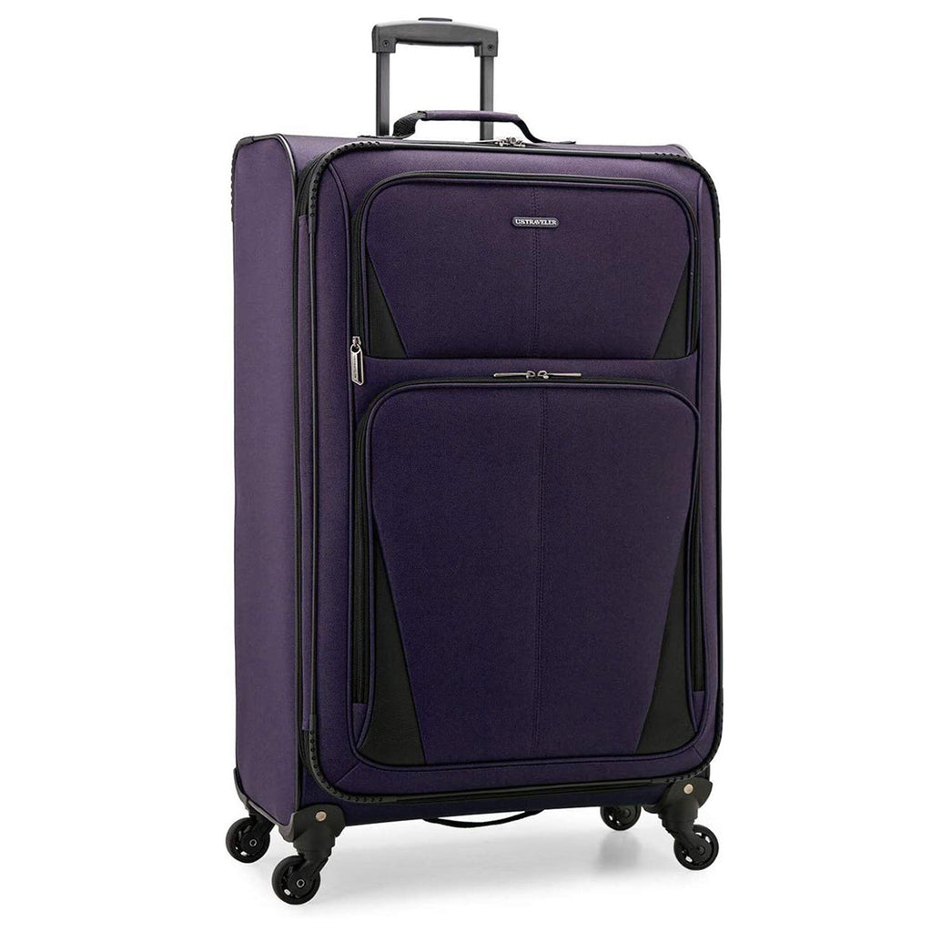 U.S. Traveler Aviron Bay Expandable Softside Luggage with Spinner Wheels, Checked 30-Inch