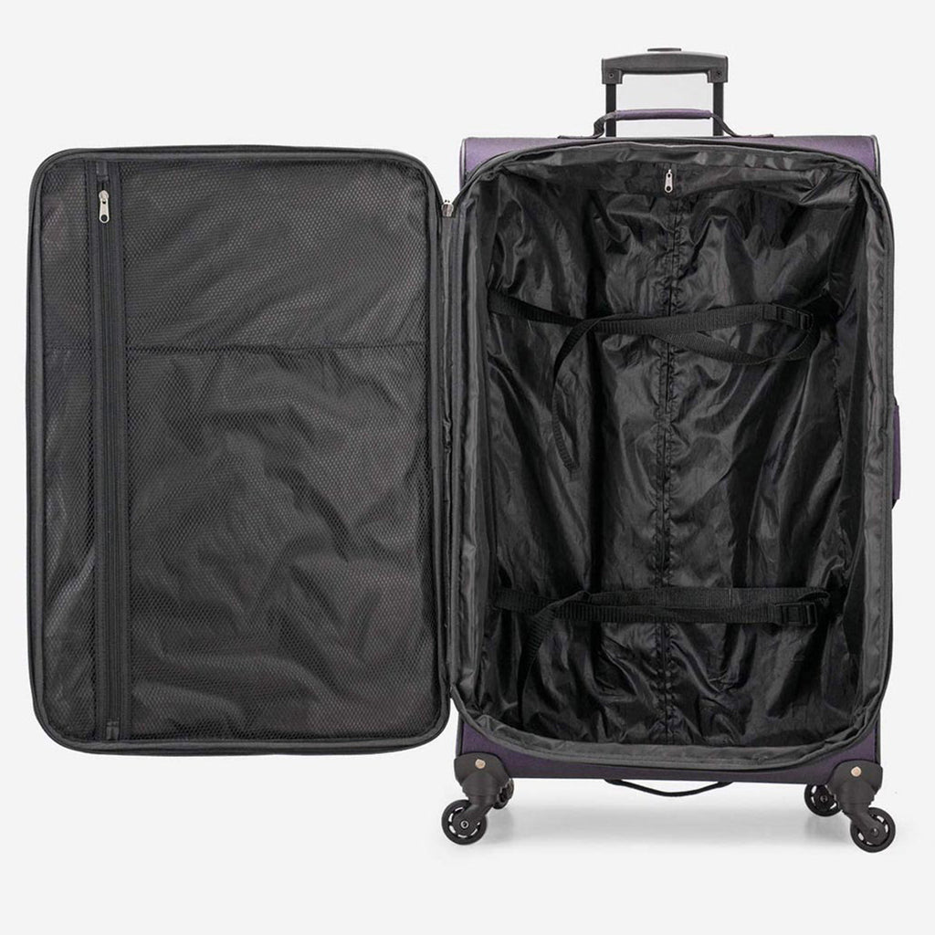 U.S. Traveler Aviron Bay Expandable Softside Luggage with Spinner Wheels, Checked 30-Inch