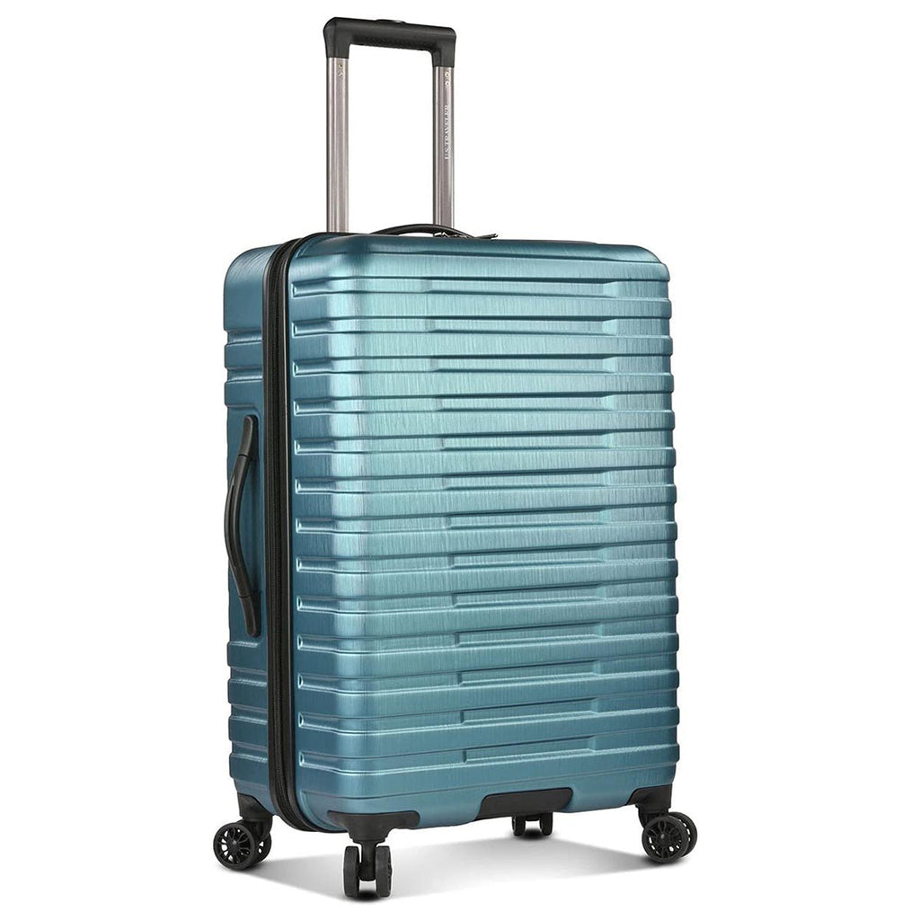 U.S. Traveler Boren Hardside Spinner Luggage With Aluminum Handle, Checked-Medium