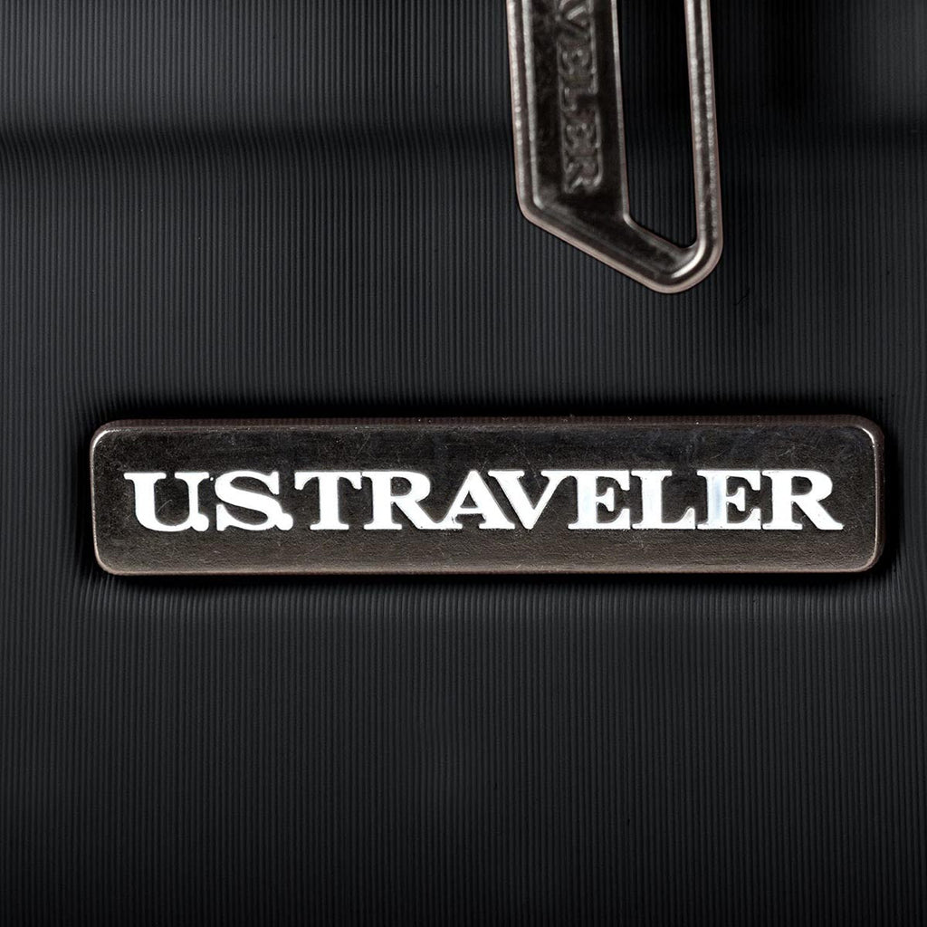 U.S. Traveler Boren Hardside Spinner Luggage With Aluminum Handle, 2-Piece Set