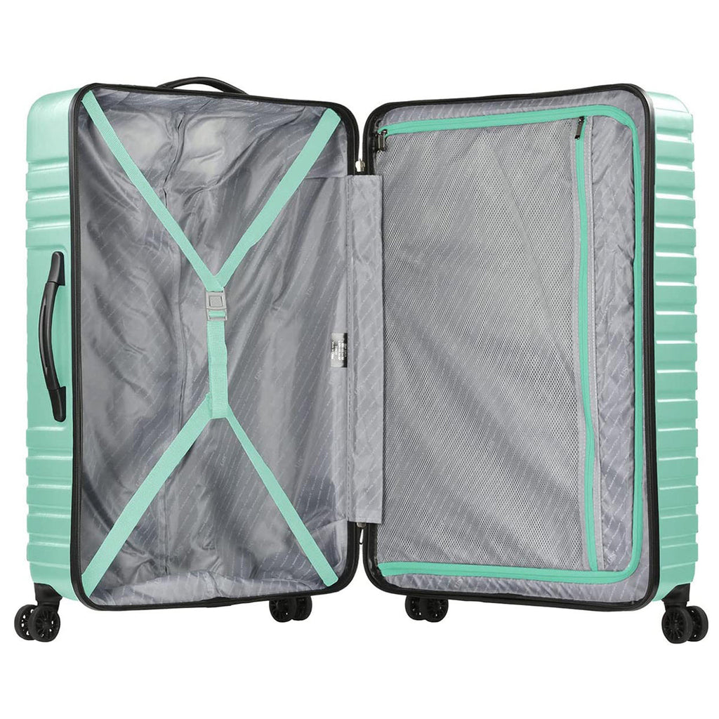U.S. Traveler Boren Hardside Spinner Luggage With Aluminum Handle, 2-Piece Set