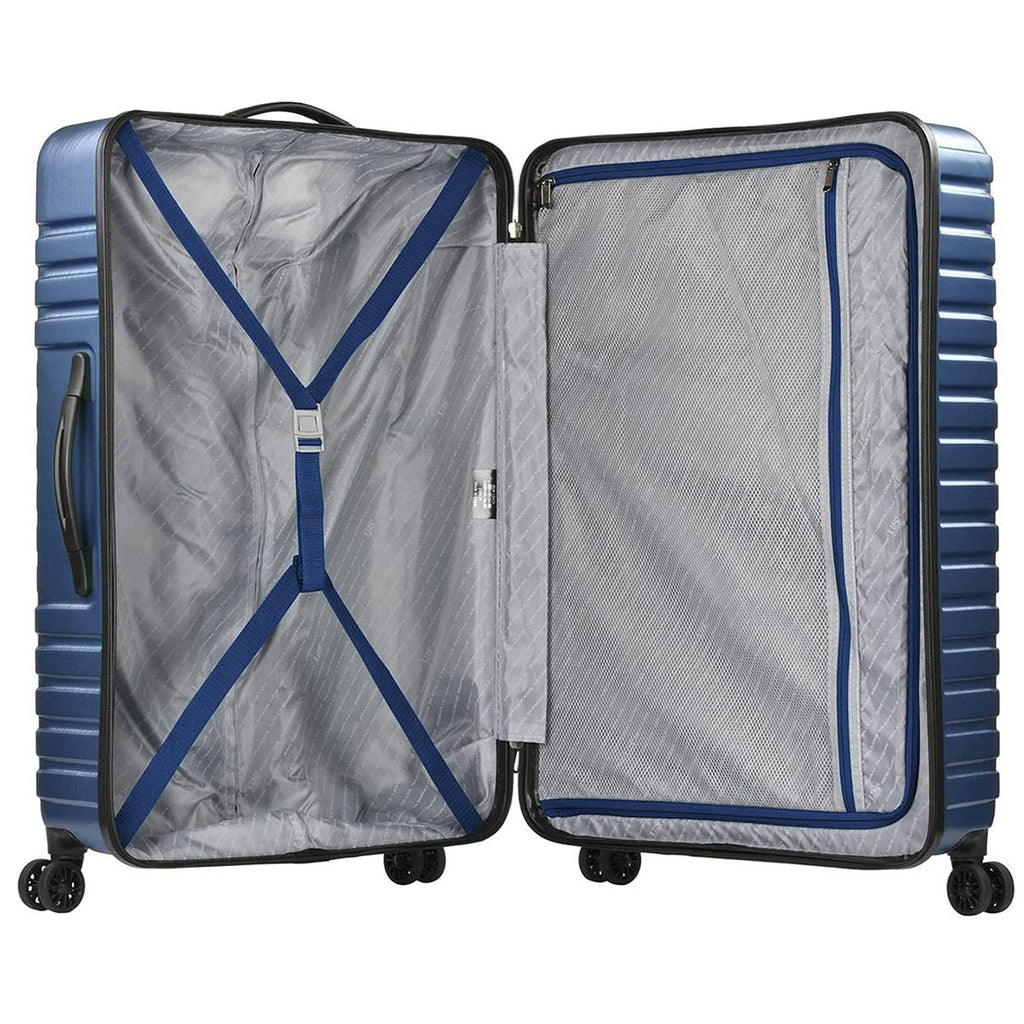 U.S. Traveler Boren Hardside Spinner Luggage With Aluminum Handle, 3-Piece Set
