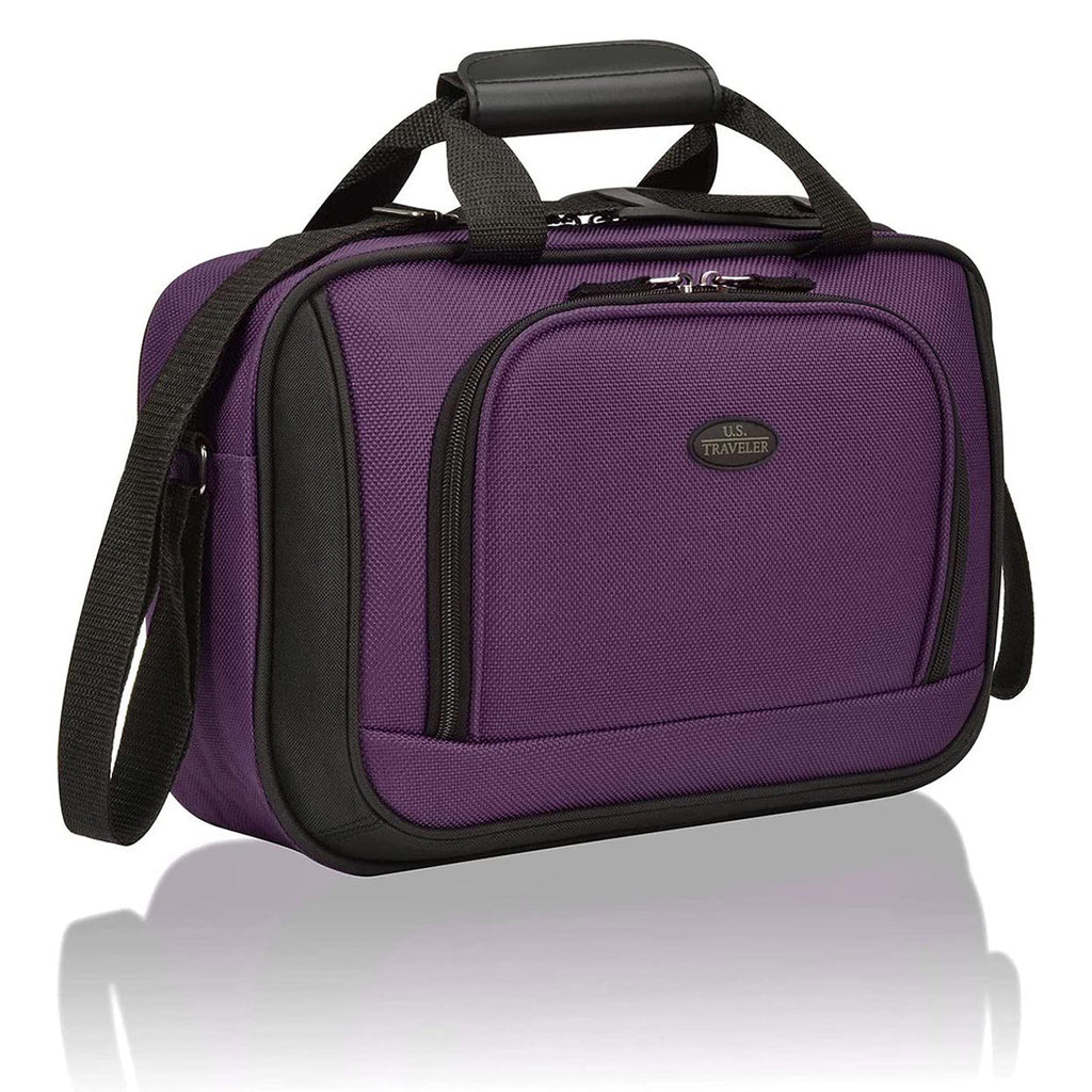 U.S. Traveler Rio Rugged Fabric Expandable Carry-on Luggage Set, 2 Wheel
