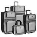 U.S. Traveler New Yorker Lightweight Expandable Rolling Luggage, 4-Piece Set