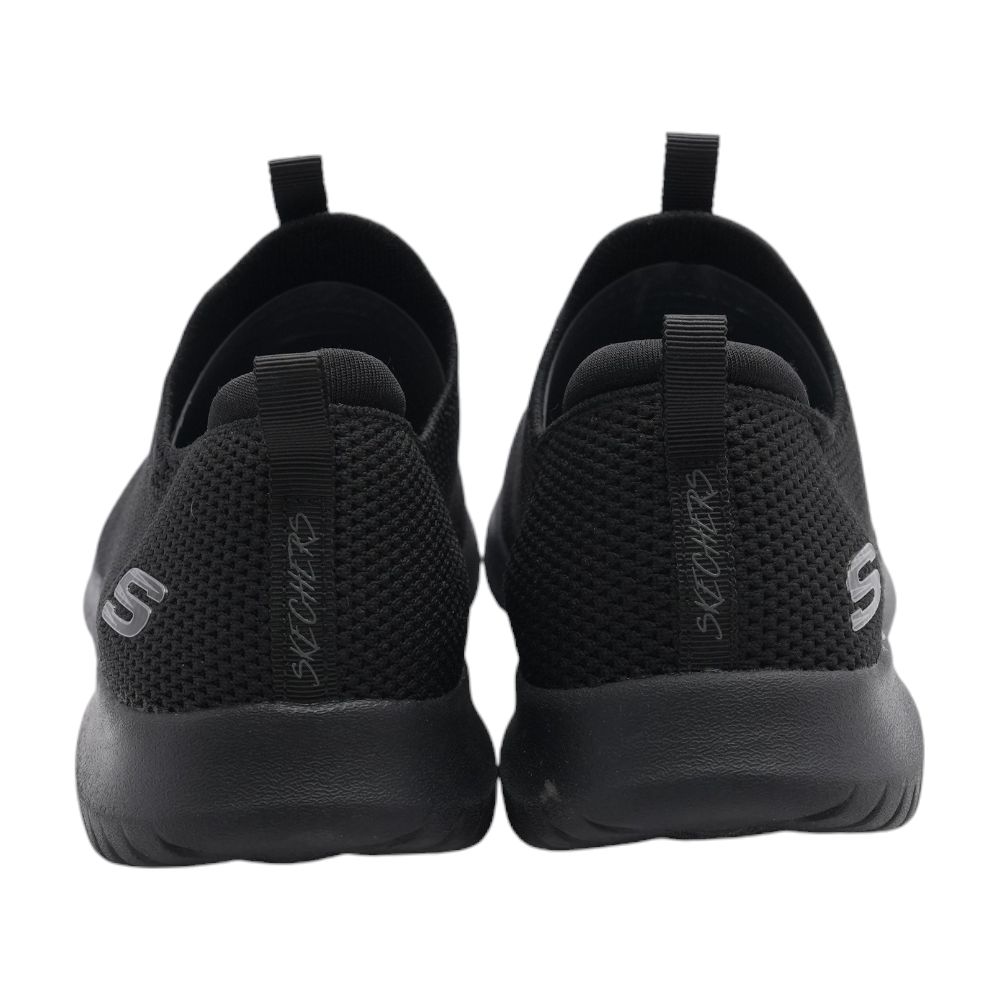 Ultra Flex Black Slip On Athletic Shoes