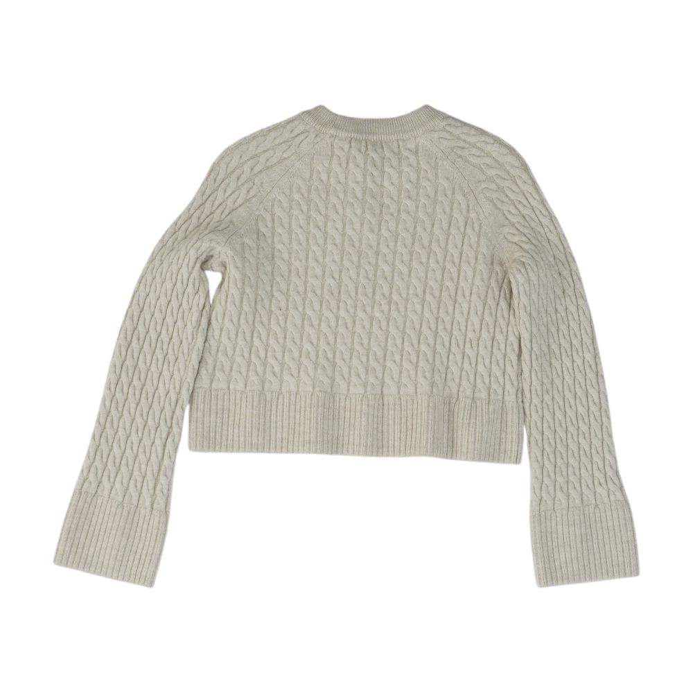 Beige Cropped Sweater
