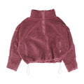 Maroon Solid 1/4 Zip Pullover