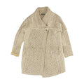 Vintage Beige Graphic Cardigan Sweater