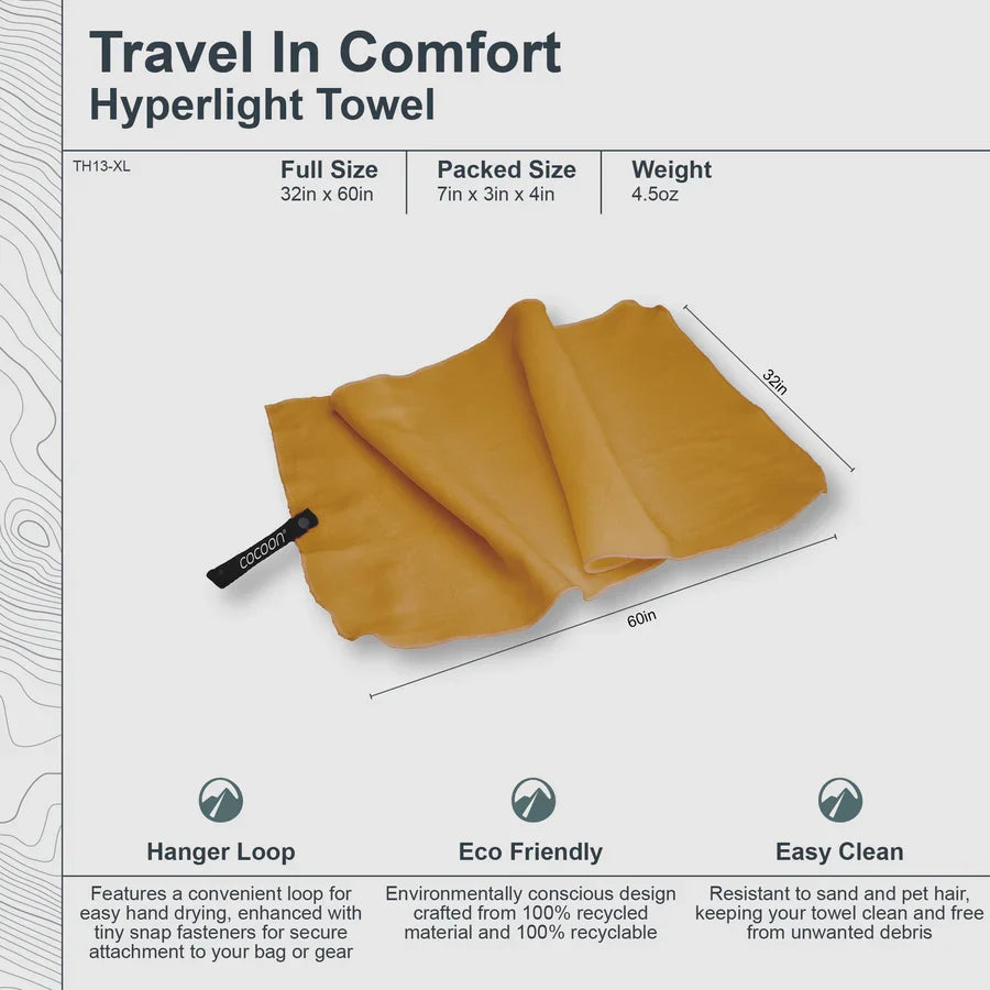 Cocoon Hyperlight Travel Towel TH12/TH13 Small