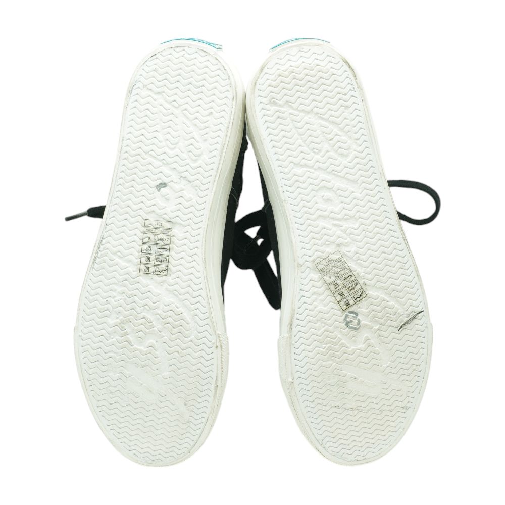 Sneaker Black High Top Athletic Shoes